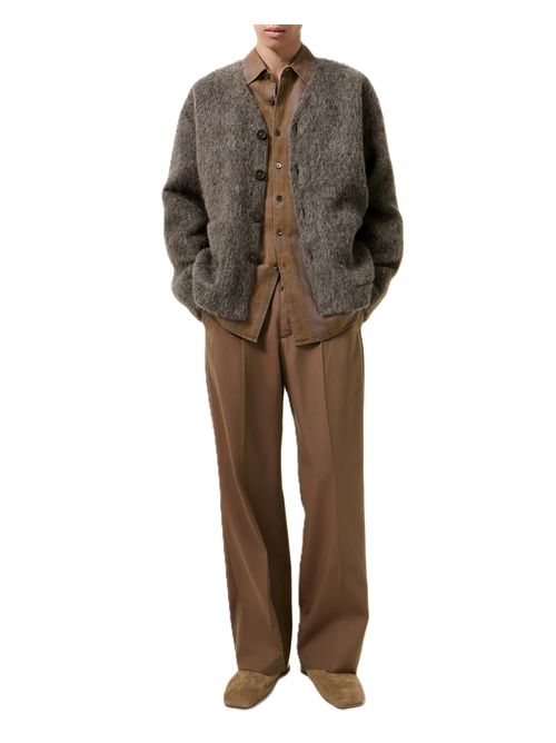 cardigan furry Our Legacy Our Legacy | M2266CMMOLE GREY HAIRY WOOL